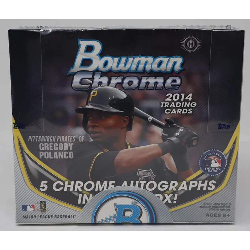2014 Bowman Chrome Baseball Jumbo Box (Hobby) (12/13)