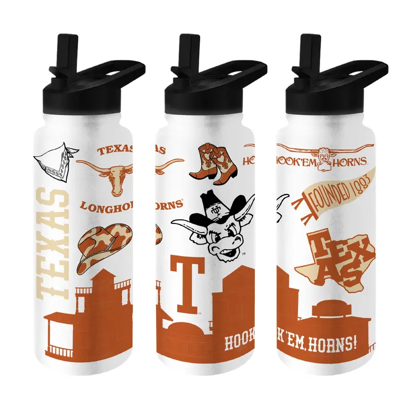 Texas Vault Native 34oz Quencher Bottle