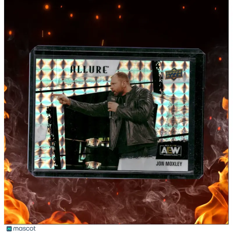 2022 Upper Deck Allure Jon Moxley White Diamond 23/50 #107