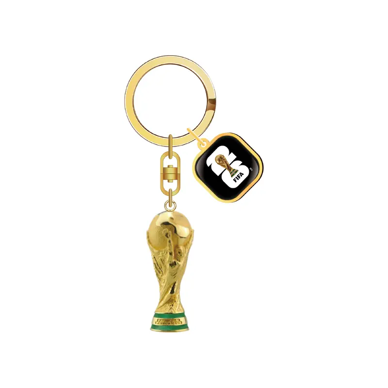 FIFA  3D Trophy Keychain with Official Emblem