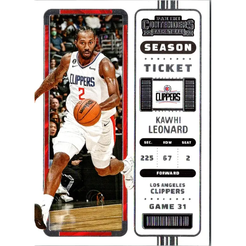 2022 Panini Contenders Season Ticket Kawhi Leonard #27