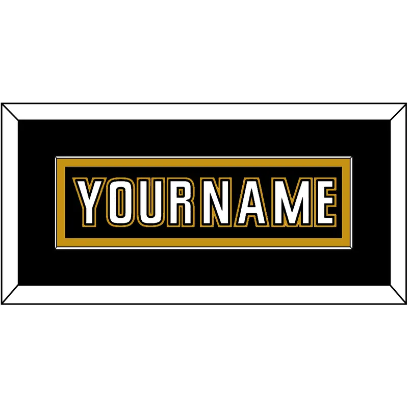 Anaheim Nameplate - Home Black (2006-2014) - Single Mat 3