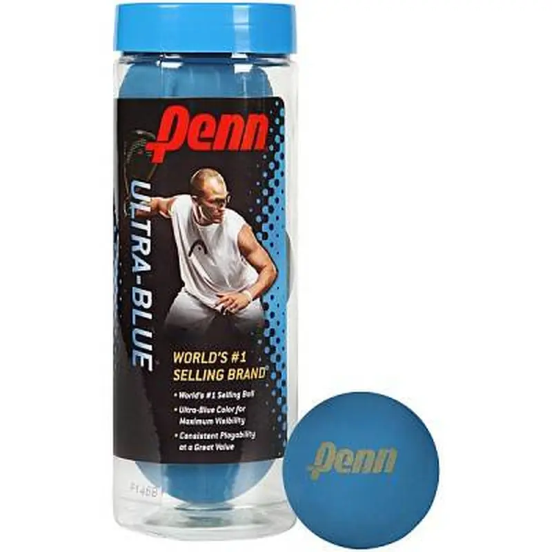 New Penn Ultra-Blue Racquetballs - 3 Pack