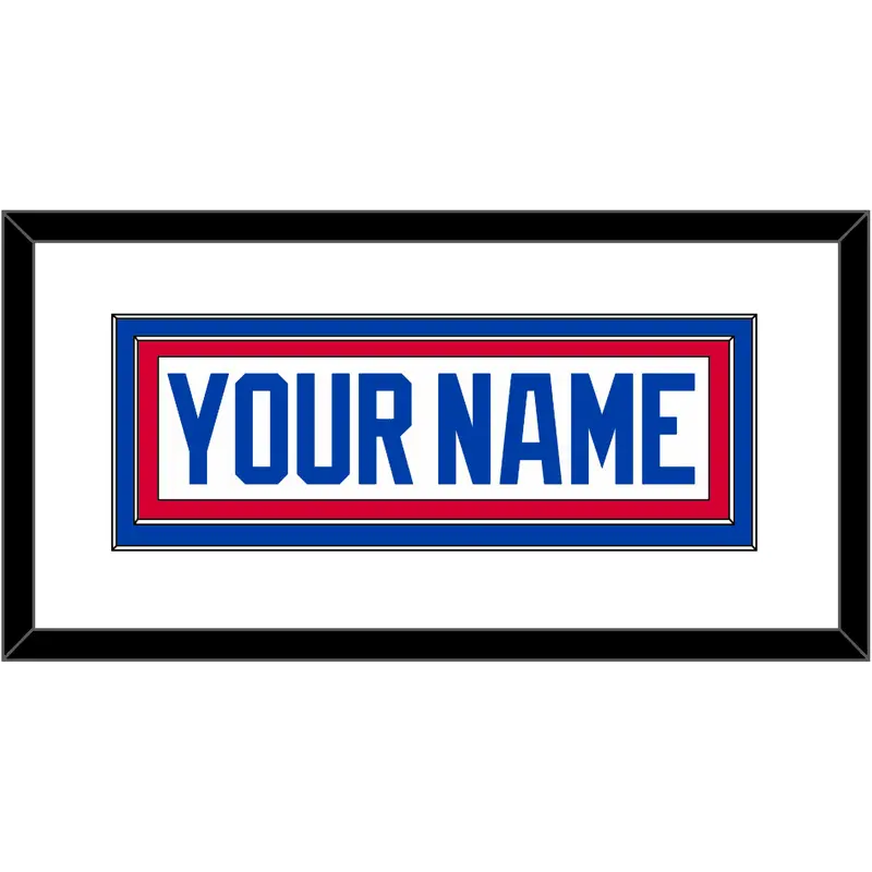 Washington Nameplate - Home White (1979-1987) - Double Mat 1
