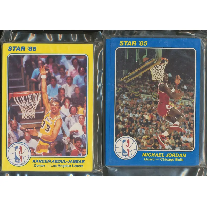 1984/85 Star Basketball Court Kings 5x7 Complete Bagged Sets