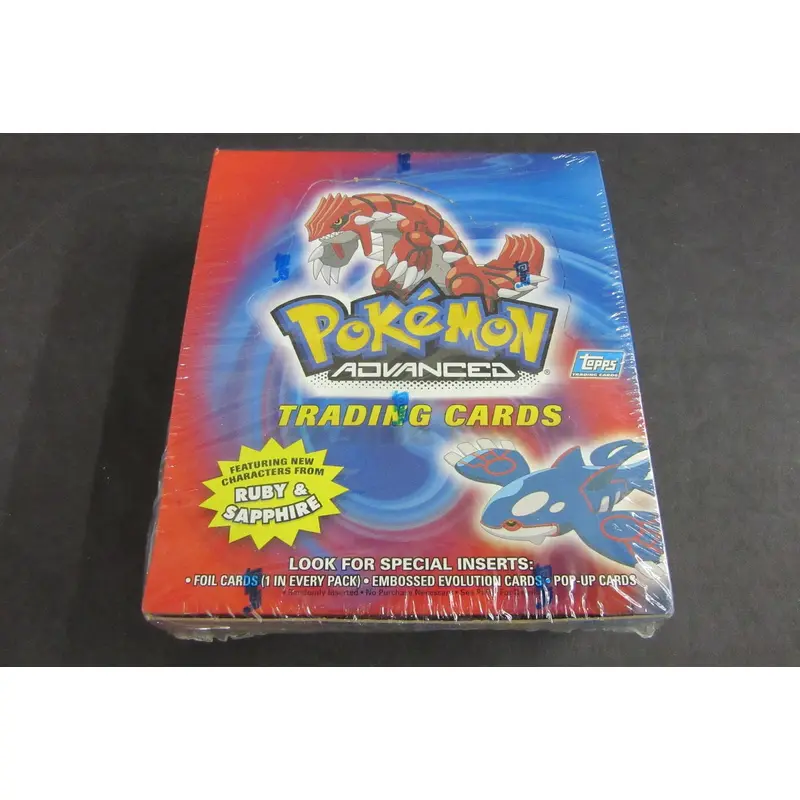 2003 Topps Pokemon Advanced Ruby Saphire Box