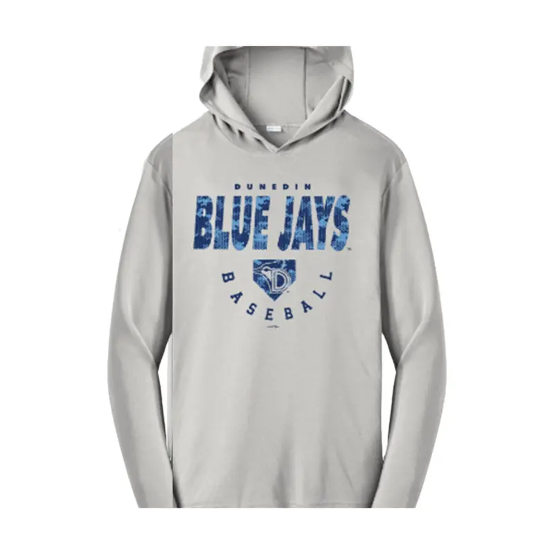 Dunedin Blue Jays Grey Performance Hoodie