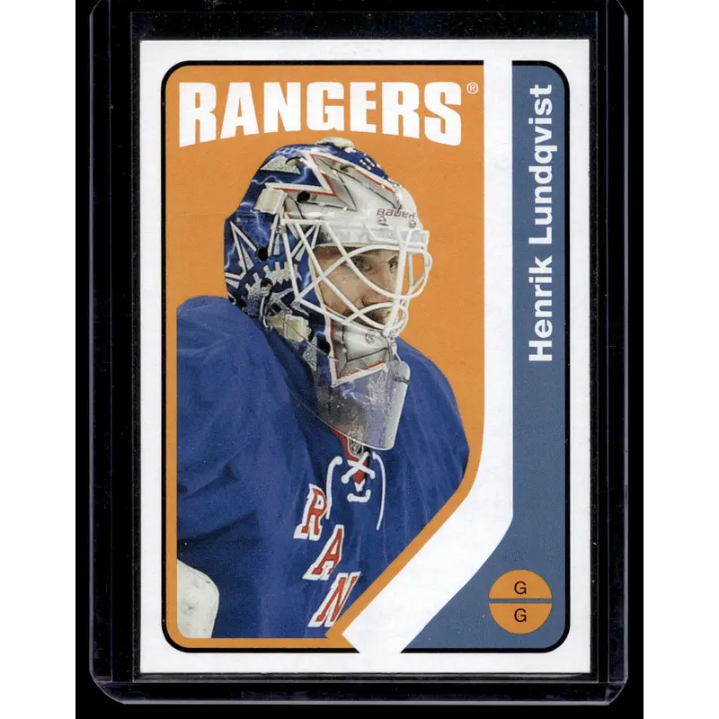 2014-15 O-Pee-Chee - Retro Blank Backs - Henrik Lundqvist #209