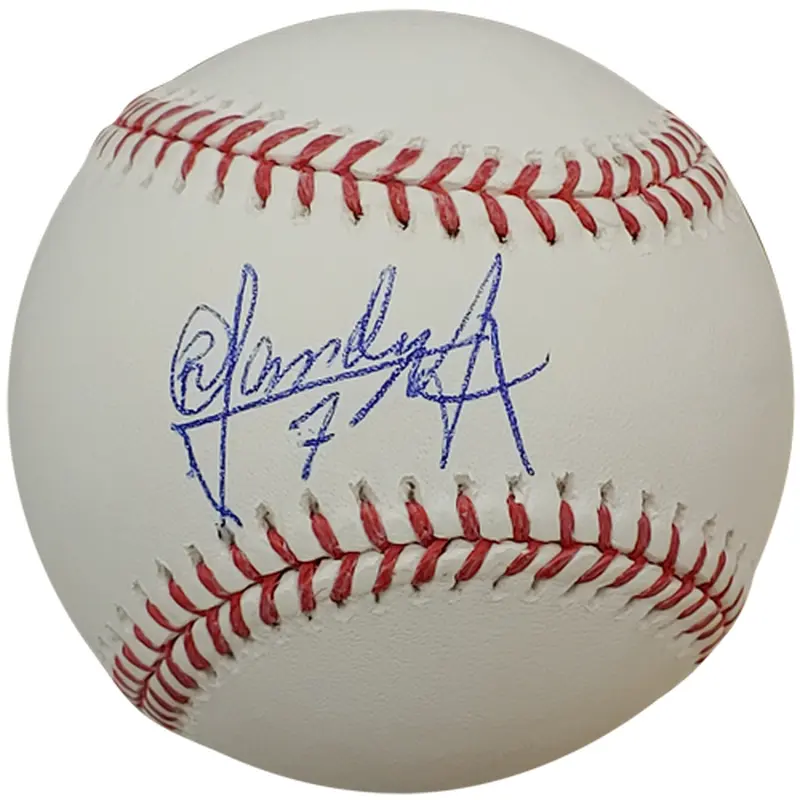 Randy Arozarena Autographed MLB Baseball - Beckett