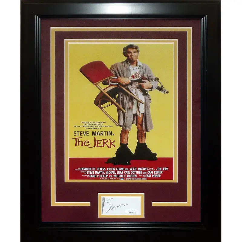 Steve Martin Autographed The Jerk Signature Series Frame - JSA