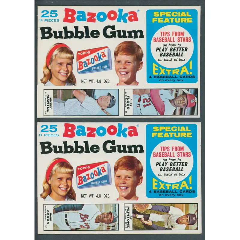 1968 Bazooka Baseball Complete Set (60) (15 Panels) (22-010)