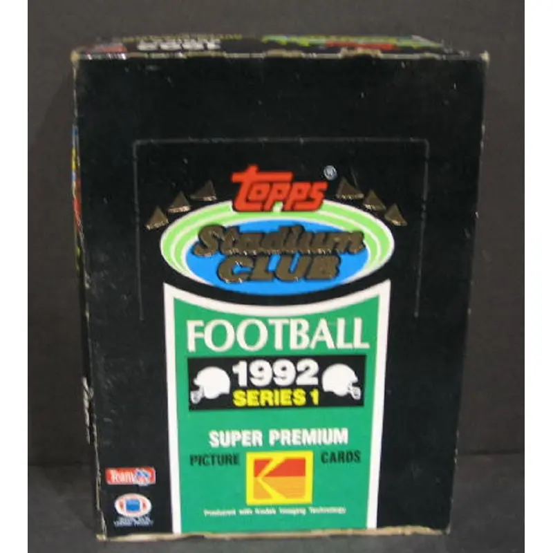 1992 Topps Stadium Club Football Series 1 Box