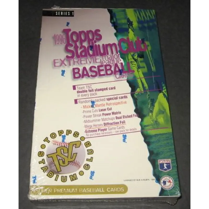 1996 Topps Stadium Club Baseball Series 1 Box (Retail) (24/10)