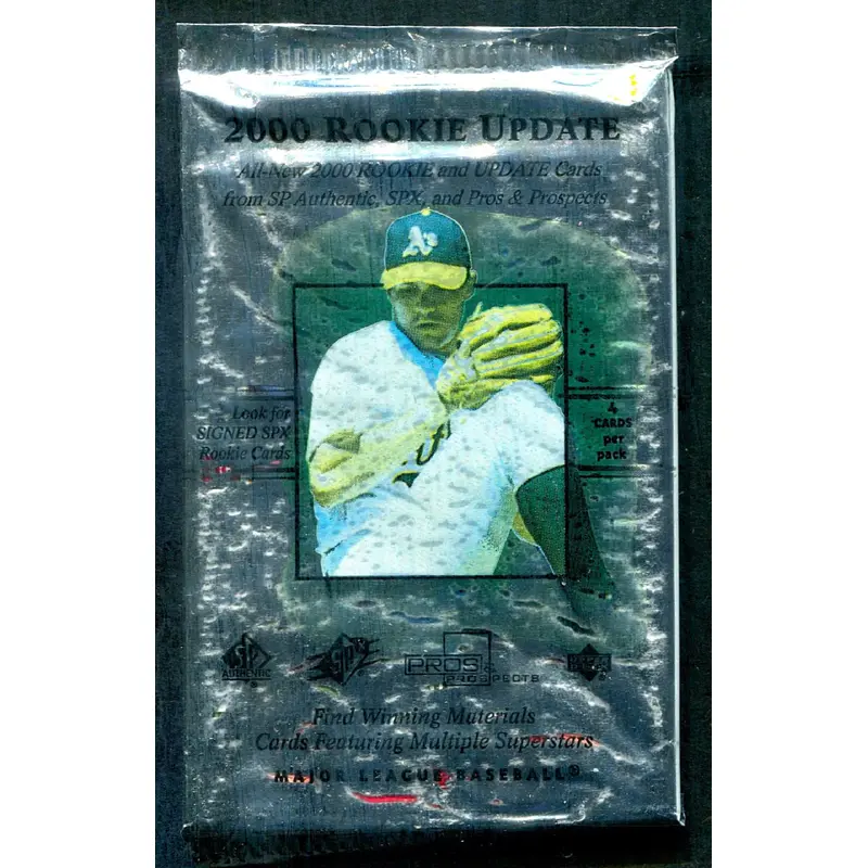 2000 Upper Deck Rookie Update Baseball Unopened Pack (4)