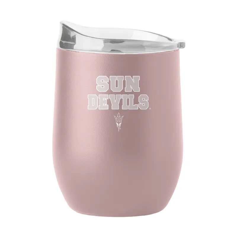 AZ State 16oz Stencil Powder Coat Curved Beverage