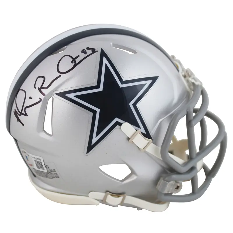 Cowboys Michael Irvin Authentic Signed Speed Mini Helmet BAS Witnessed