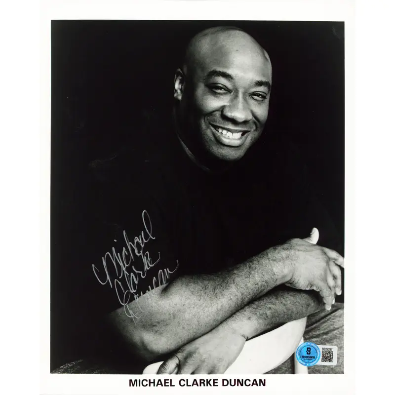 Michael Clarke Duncan The Green Mile Authentic Signed 8x10 Photo BAS #BS29237