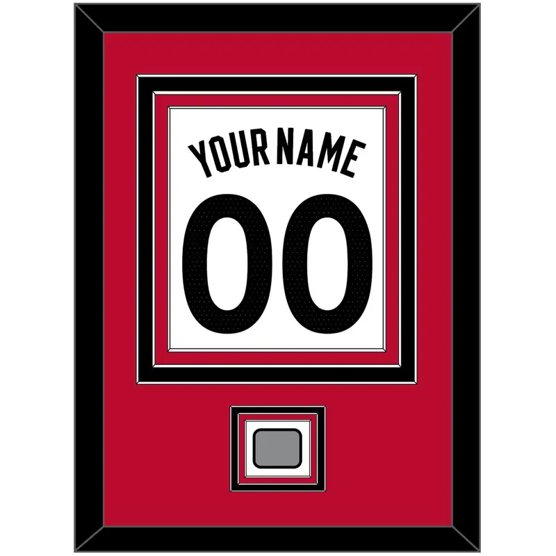 Toronto Name & Number With Finals Patch - White Association (2015-2020) - Triple Mat 2