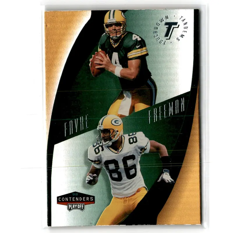 1998 Playoff Contenders Touchdown Tandems Brett Favre/Antonio Freeman #1