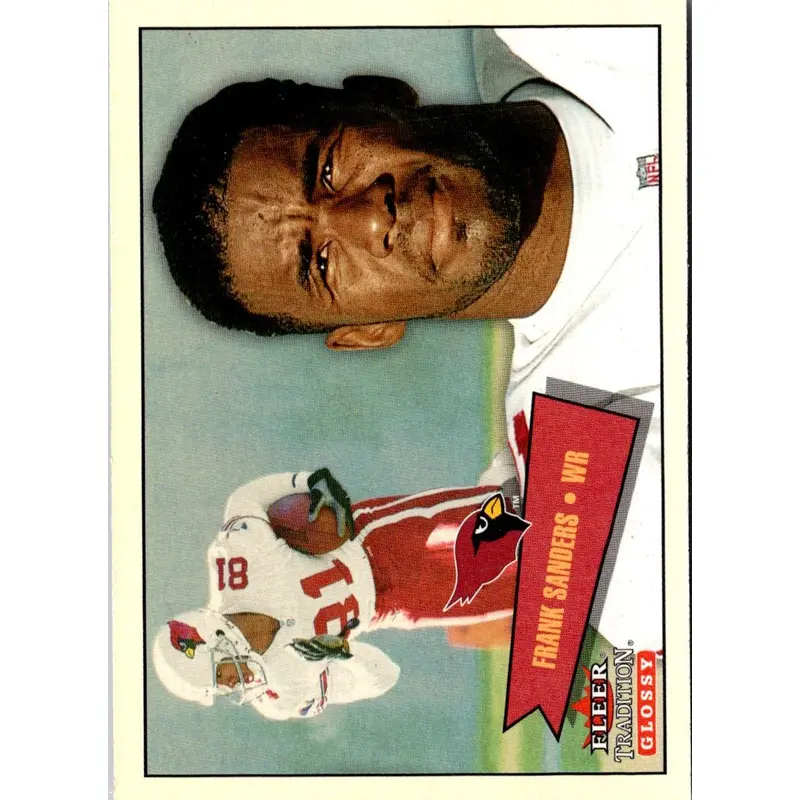 2001 Fleer Tradition Glossy Frank Sanders #71