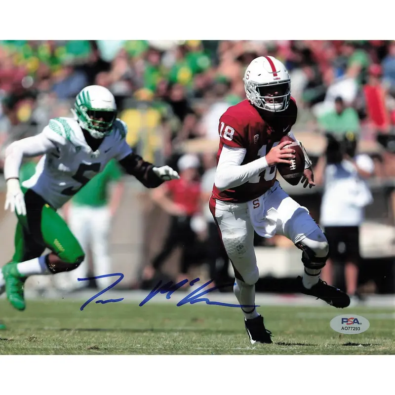Tanner Mckee Signed 8x10 photo PSA/DNA Stanford Cardinals Autographed