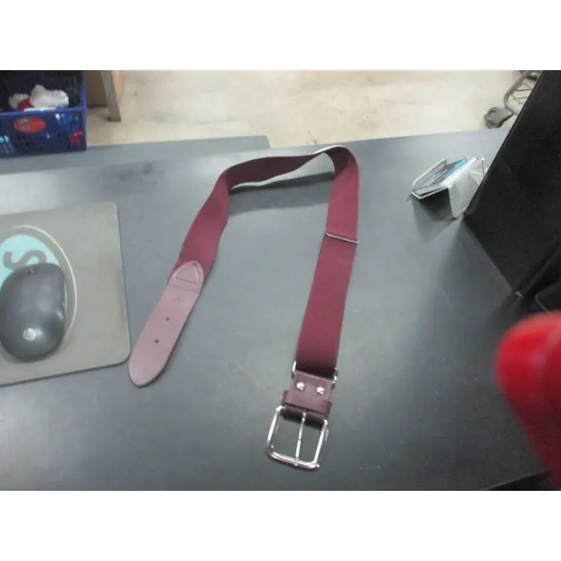 Used Champro Maroon Adult Baseball Belt