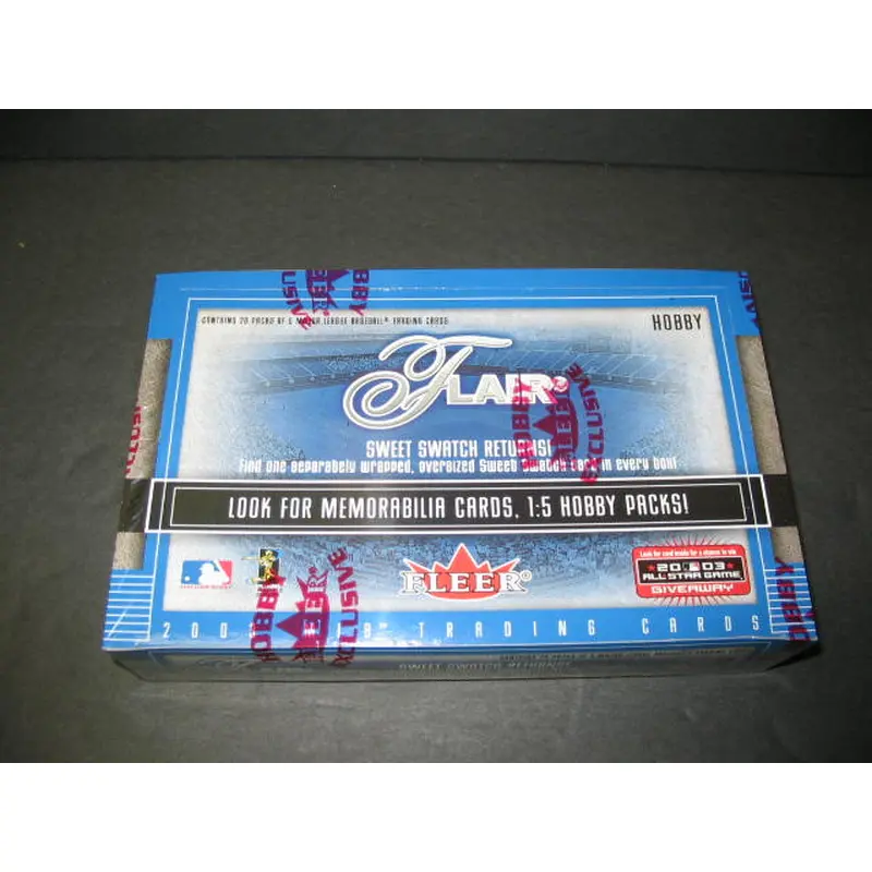 2003 Fleer Flair Baseball Box (Hobby)