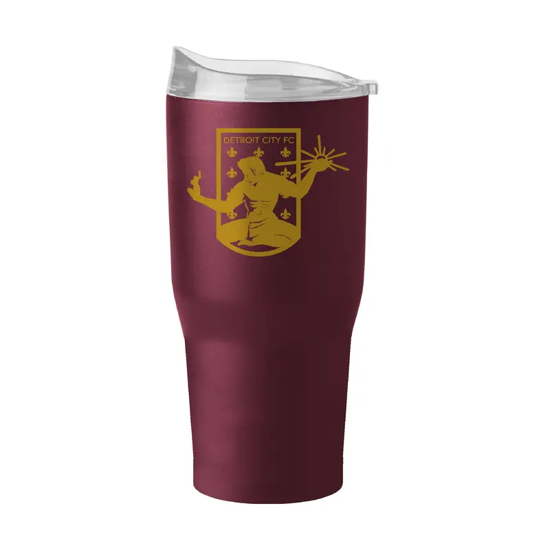 Detroit FC 30oz Flipside Powder Coat Tumbler