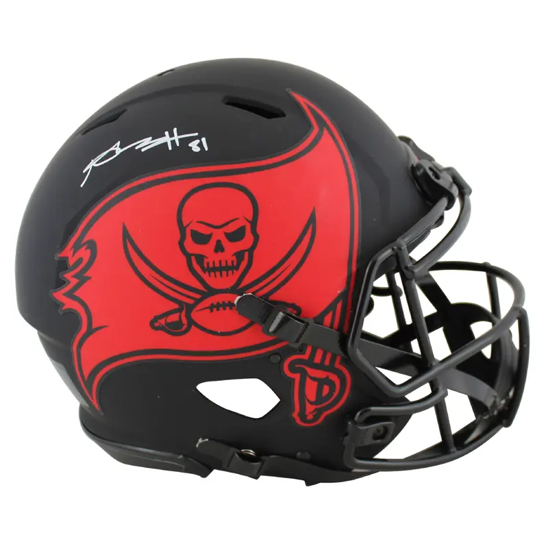 Buccaneers Antonio Brown Signed Eclipse Full Size Speed Proline Helmet JSA Wit