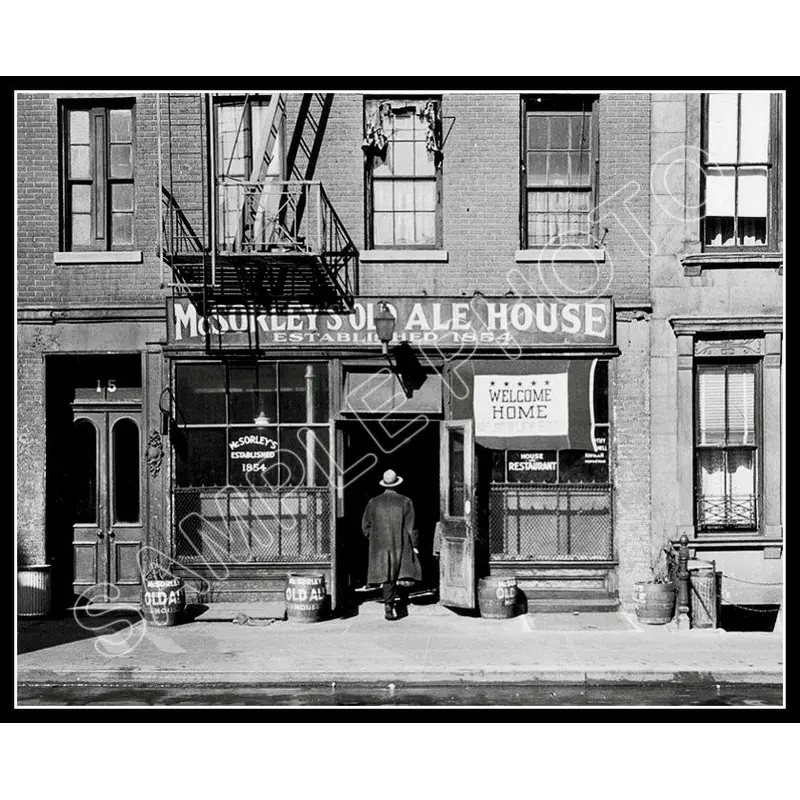 1945 McSorley's Old Ale House 8X10 Photo - New York - 2560