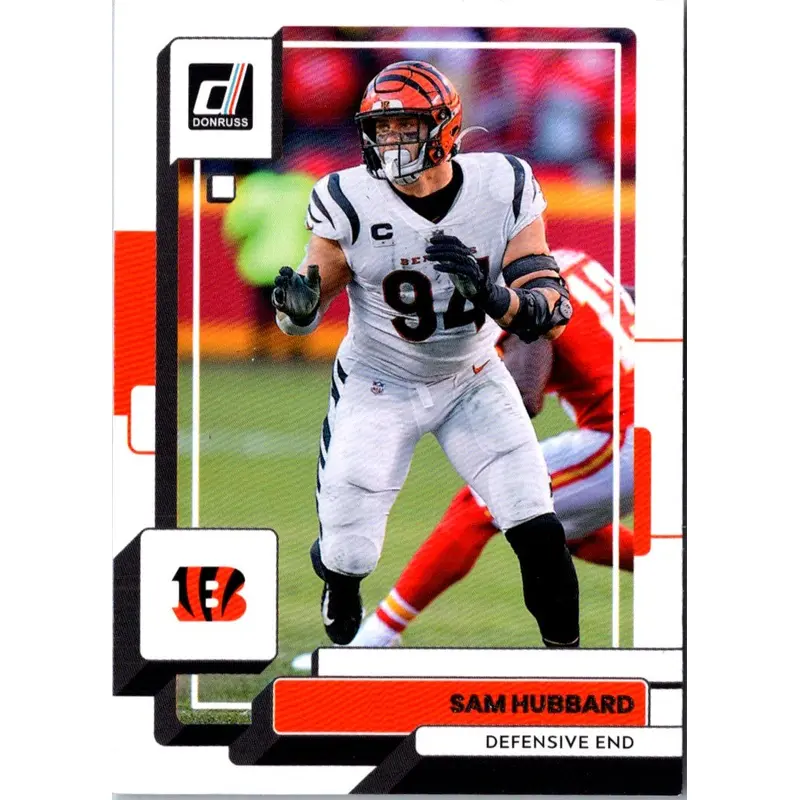 2022 Donruss Red Press Proof Sam Hubbard #201