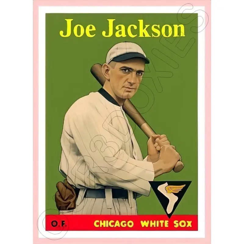 Joe Jackson 1958 Topps Custom Card - 4124