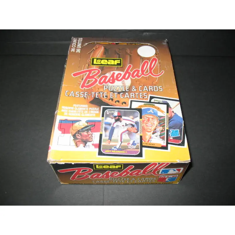 1987 Donruss Leaf Baseball Unopened Wax Box (FASC)