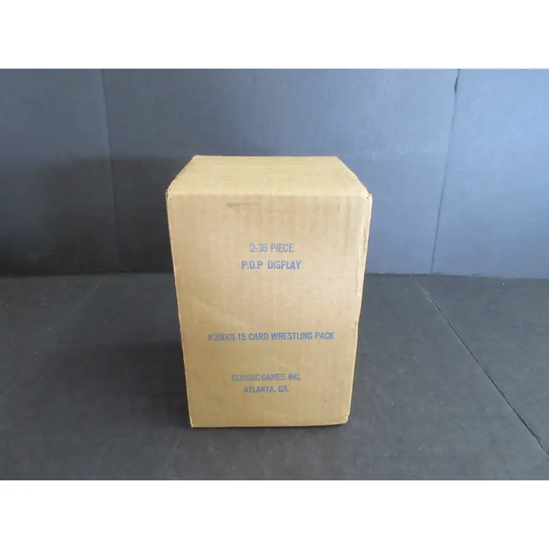 1990 Classic WWF Wrestling Series 1 Case (2 Box) (Factory Sealed)