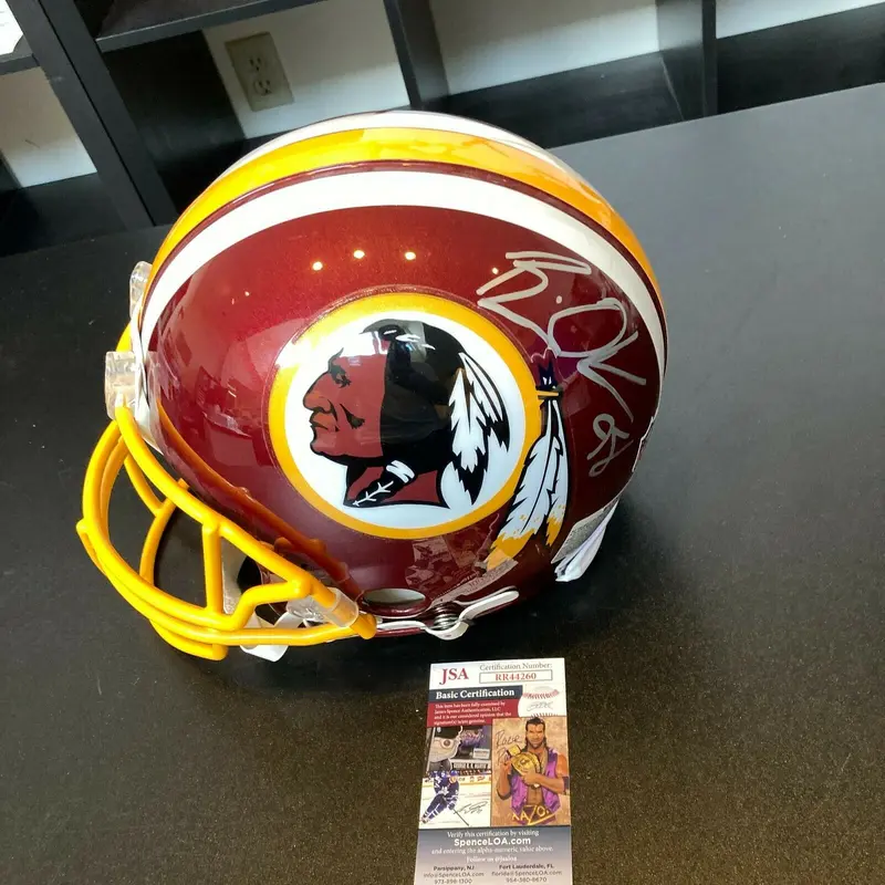 Brian Orakpo Signed Washington Redskins Full Size Authentic Helmet With JSA COA