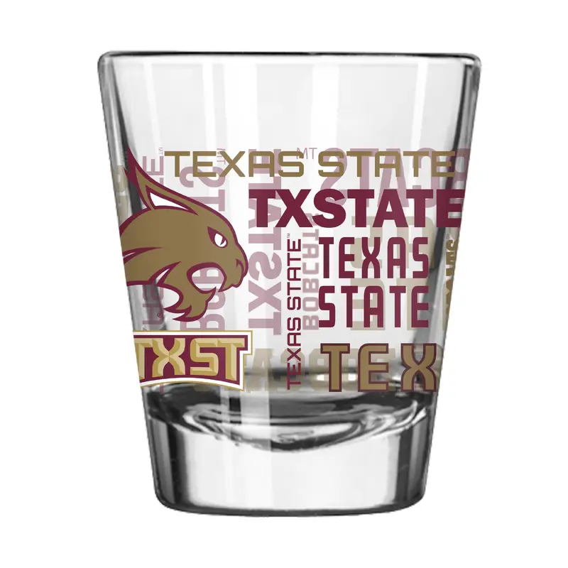 Texas State San Marcos 2oz Spirit Shot Glass