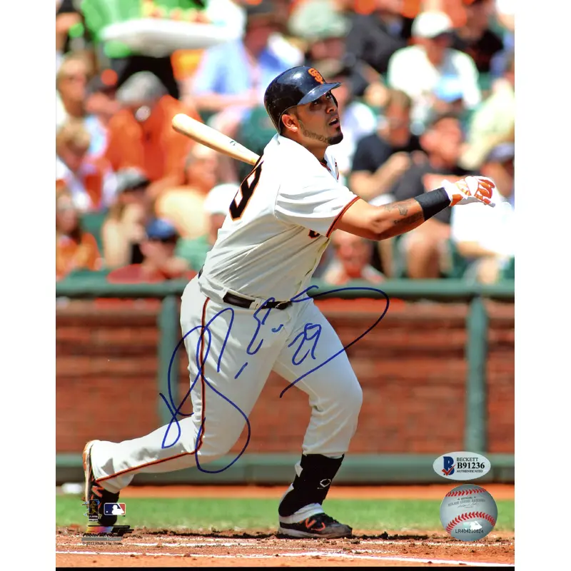 Giants Hector Sanchez Authentic Signed 8X10 Photo Autographed BAS #B91236