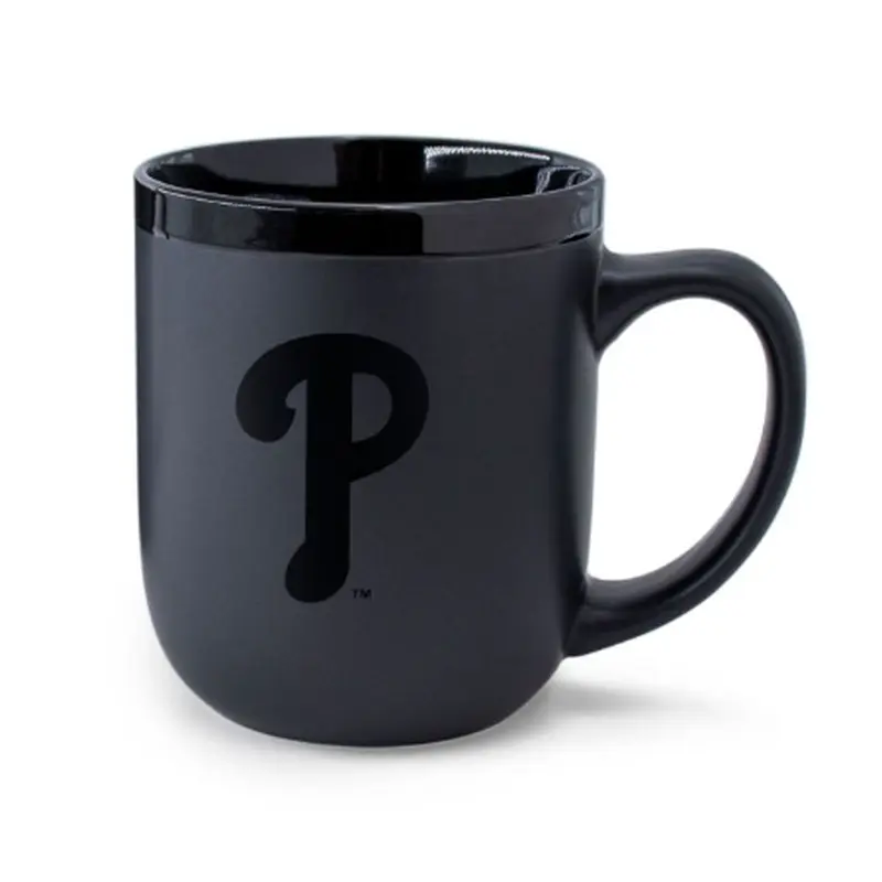 Philadelphia Phillies Matte Black Mug