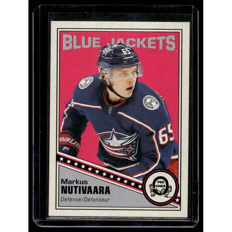 2019-20 O-Pee-Chee - Retro Blank Backs - Markus Nutivaara #375