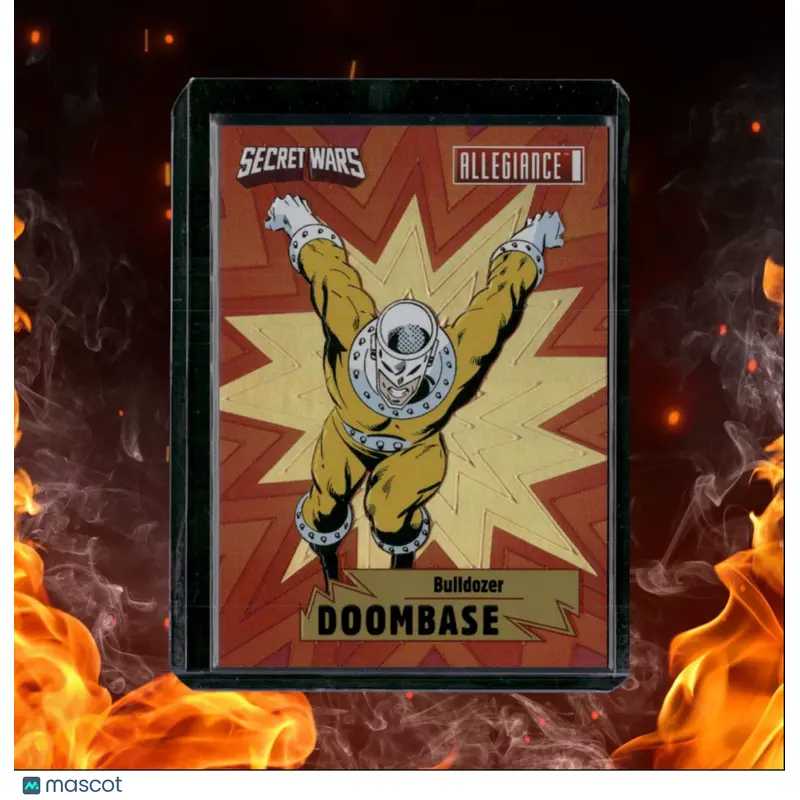 2023 Allegiance: Marvel Secret Wars 1984 Bulldozer Doombase SSP Case Hit #DB-10