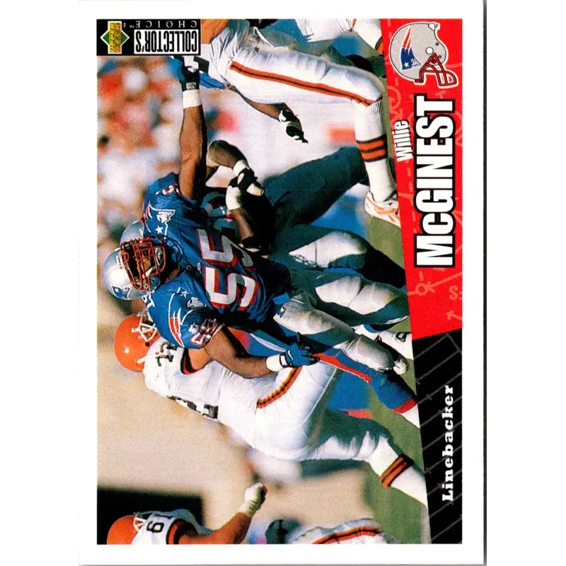1996 Collector's Choice Willie McGinest #305