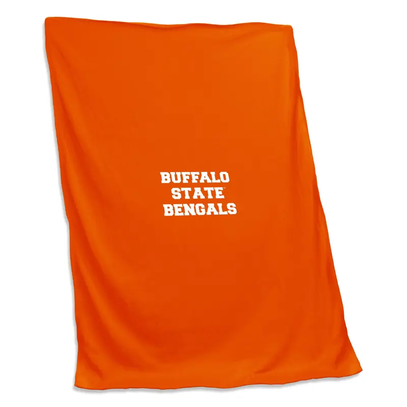 Buffalo (SUNY) Orange Sweatshirt Blanket (Screened)