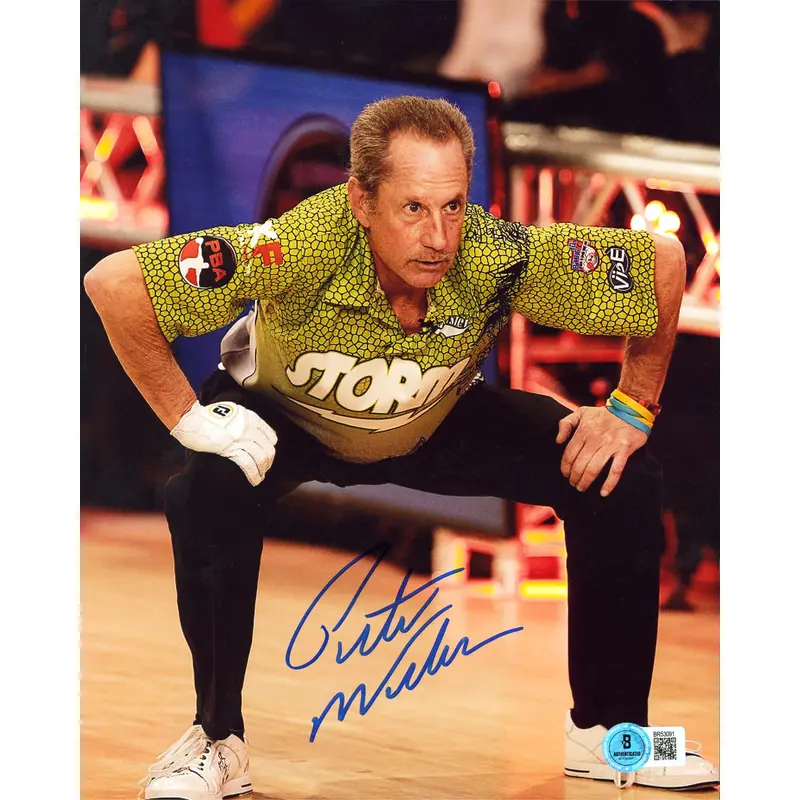 Pete Weber Authentic Signed 8x10 Vertical Photo Autographed BAS 5