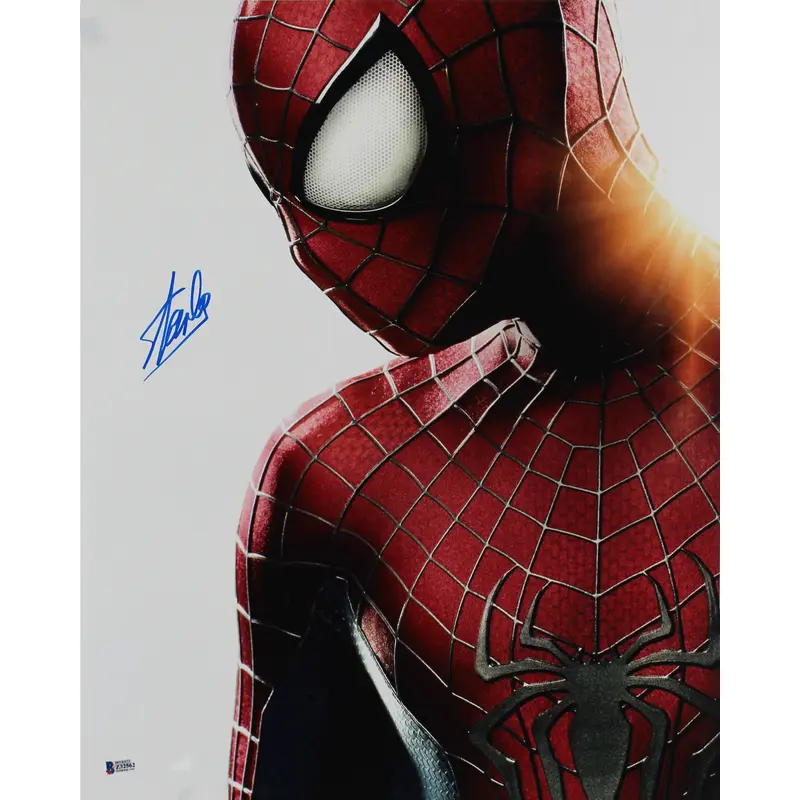 Stan Lee Spider-Man Authentic Signed 16x20 Photo Autographed BAS #Z32562