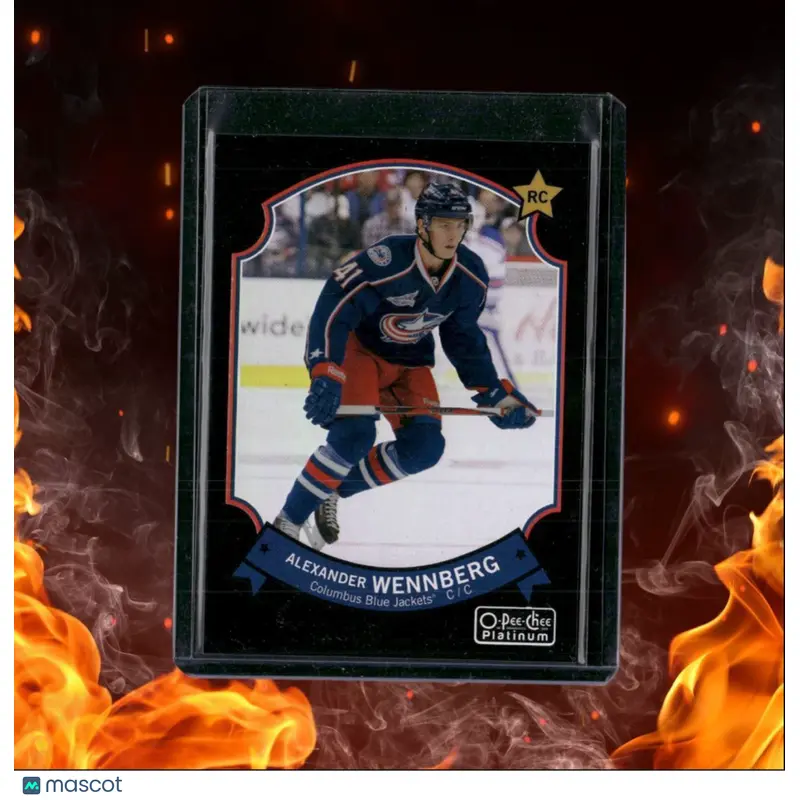 2014-15 O-Pee-Chee Platinum Alexander Wennberg Retro Black Rookie 073/100 #77