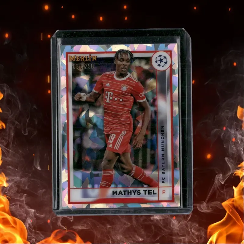 2022 Topps Merlin Chrome Mathys Tel Cracked Ice 038/250 #58