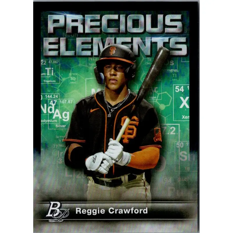 2023 Bowman Platinum Precious Elements Reggie Crawford #PE-20