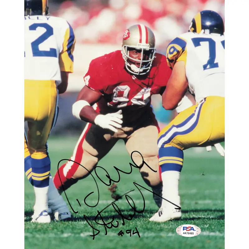 DANA STUBBLEFIELD signed 8x10 photo PSA/DNA San Francisco 49ers Autographed