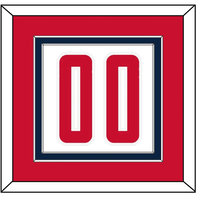 Washington Number - White Association - Double Mat 3