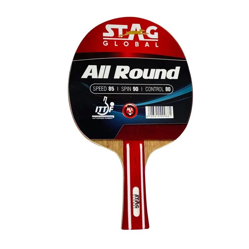 Stag Global All Round Table Tennis Racket | 174g Lightweight Paddle | Kibi SPorts